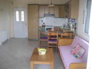 Kuchyň nebo kuchyňský kout v ubytování Stelios Apartments