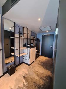 Mercure Hotel Delémont客房内的一张或多张床位