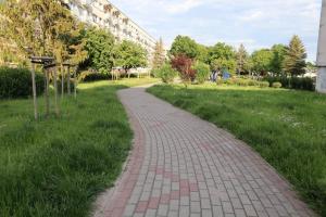 Vonkajšia záhrada v ubytovaní Uroczy Apartament- Kołobrzeg