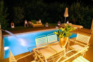 Bazén v ubytování Litohoro Olympus Resort Villas & Spa nebo v jeho okolí