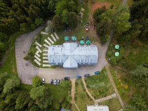 Loftmynd af Hotel Lesní Chata