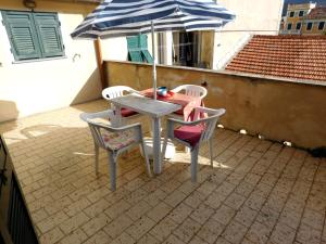 Balkón alebo terasa v ubytovaní Terrazza attrezzata, Levanto