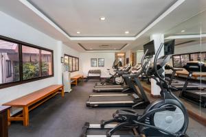 Das Fitnesscenter und/oder die Fitnesseinrichtungen in der Unterkunft The Legend Chiang Rai Boutique River Resort & Spa - SHA Extra Plus