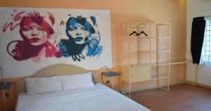 Llit o llits en una habitació de The Funky Village