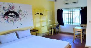 Llit o llits en una habitació de The Funky Village