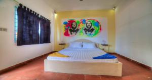 Llit o llits en una habitació de The Funky Village