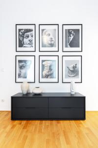 منطقة جلوس في Trendy apt with - smart TV, coffee machine in Meidling
