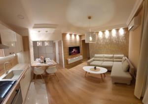 Ein Sitzbereich in der Unterkunft Zagreb4you Apartments