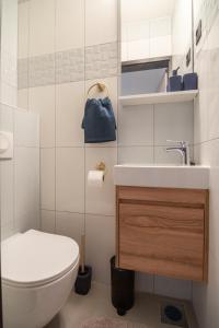 Koupelna v ubytování Apartment Vijula - central with private parking