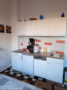 Virtuvė arba virtuvėlė apgyvendinimo įstaigoje Vacanza