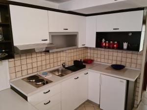 Kuchyň nebo kuchyňský kout v ubytování Marica - Studio Apartment