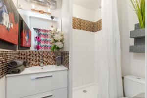 Ванная комната в Cap d'Agde Studio - Village naturiste