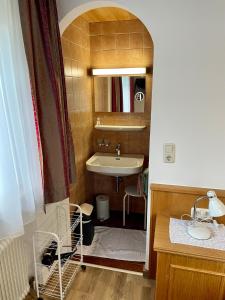 Koupelna v ubytování Haus Gröblacher