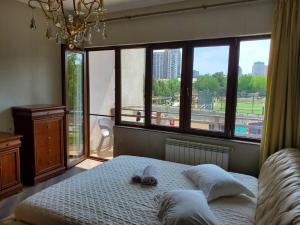 Postel nebo postele na pokoji v ubytování Guesthouse Anna