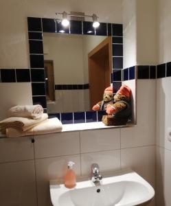 Koupelna v ubytování Die KALSBERGERin Ferienwohnung für Genießer