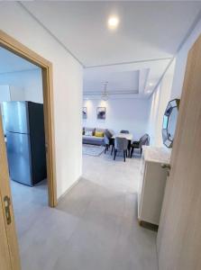 Posezení v ubytování appartement haut standing en résidence Cabo Huerto vue sur deux grand Piscine