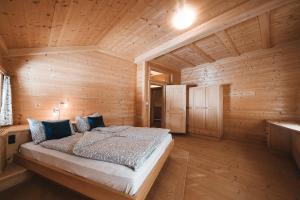 Posteľ alebo postele v izbe v ubytovaní Chalet Ulten