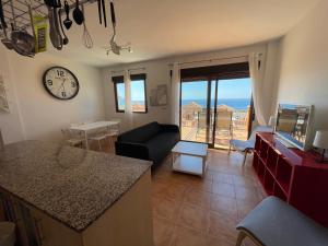 Część wypoczynkowa w obiekcie 3-bed sea view Penthouse, Isla Plana, Mojon Hills