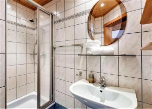 Kúpeľňa v ubytovaní Vordersattlegghof