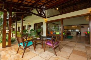 Patio nebo venkovní prostory v ubytování A Villa 8 suites 30 pessoas
