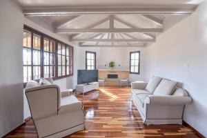 Posedenie v ubytovaní ALEXANDRE MAISON Beachfront Gialova Vacation Home