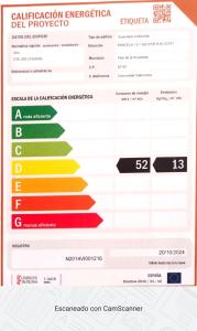 Certyfikat, podpis lub inny dokument wystawiony w obiekcie Torre de la horadada Alicante