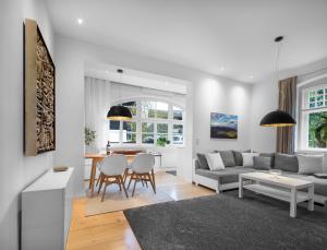 Χώρος καθιστικού στο Fewo im Blauen Haus Eg