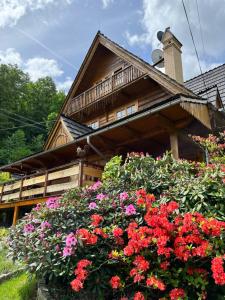 Vonkajšia záhrada v ubytovaní Chata Sosnówka Residence