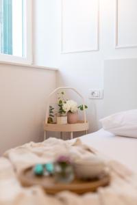 Postel nebo postele na pokoji v ubytování Sweet rooms