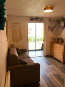 Część wypoczynkowa w obiekcie Appartement vue mer le barcares