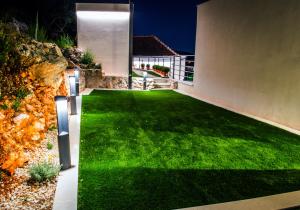 Vonkajšia záhrada v ubytovaní Villa Magic look