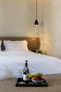 Posteľ alebo postele v izbe v ubytovaní Mykonos Gem
