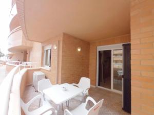 Balkón nebo terasa v ubytování AyF 1ª LINEA DE PLAYA ISLA PARK 1