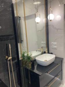 Kúpeľňa v ubytovaní Apartamenty Parkowe B18