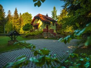 Vonkajšia záhrada v ubytovaní Domek Tylko Tu