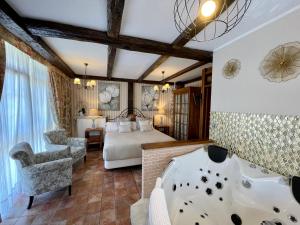 Cama o camas de una habitación en Akla La Casa Del Puente