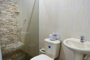 Koupelna v ubytování Hotel Orquídea Real