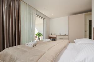 Tempat tidur dalam kamar di Villa Trogir 2