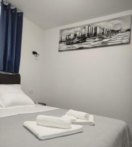 Posteľ alebo postele v izbe v ubytovaní Apartment Marino Split