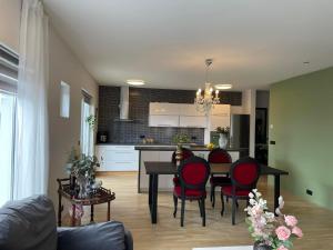Kuchyň nebo kuchyňský kout v ubytování Spacious 3BR Condo near Blue lagoon 15M Airport 9M