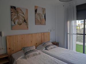 Postel nebo postele na pokoji v ubytování Apartment in Ayamonte with River Views