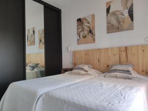 Postel nebo postele na pokoji v ubytování Apartment in Ayamonte with River Views
