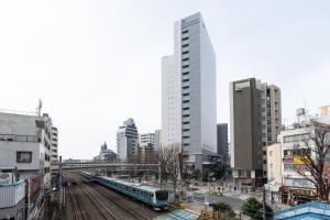 Nespecifikovaný výhled na destinaci Tokio nebo výhled na město při pohledu z hotelu