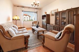 Χώρος καθιστικού στο Apartment Tina