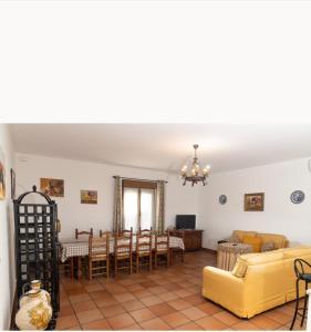 A seating area at Casa Rural Los Llanos