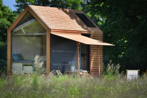 Aed väljaspool majutusasutust Glamping Hluboká