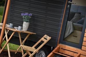 Posteľ alebo postele v izbe v ubytovaní Glamping Hluboká