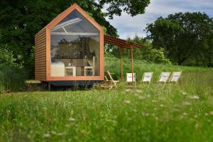 Aed väljaspool majutusasutust Glamping Hluboká