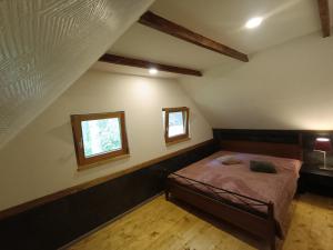 Cama o camas de una habitación en Surf Apartments in Melnrage