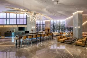 A seating area at Pullman Tbilisi Axis Towers